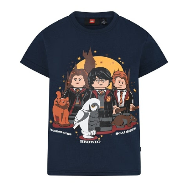 LEGO T-shirt Harry Potter DONKERBLAUW (LWTAYLOR 320 - Maat 122)