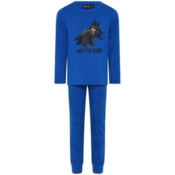 LEGO Pyjama Batman BLAUW (LWALEX 715 - Maat 104)