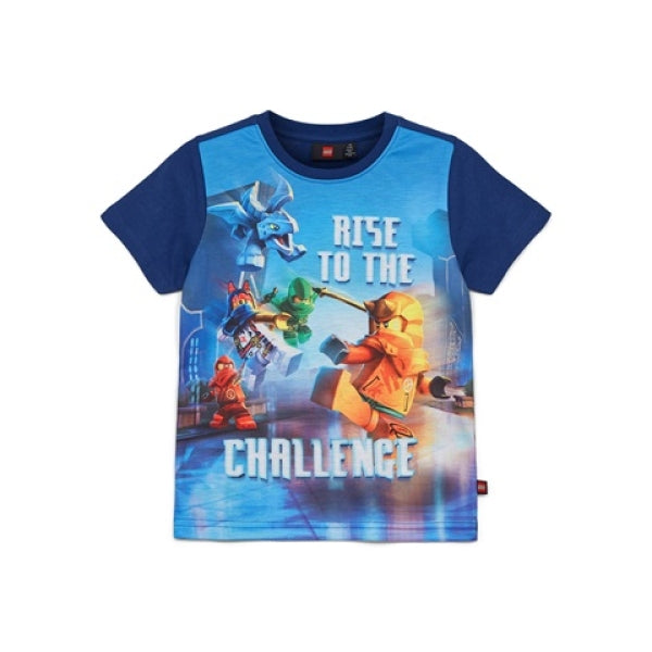 LEGO T-shirt Ninjago DONKERBLAUW (LWTANO 131 - Maat 104)