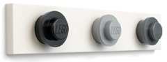 LEGO Wandkapstok ZWART-LICHTGRIJS-GRIJS