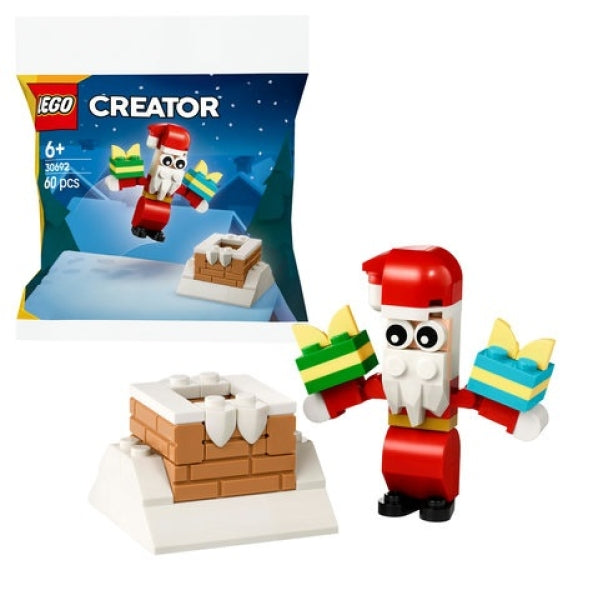 LEGO 30692 Kerstman in de Schoorsteen (Paperbag)