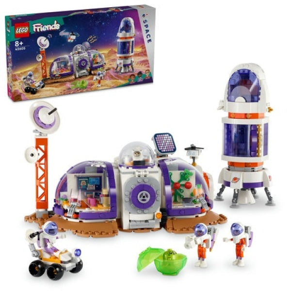 LEGO 42605 Ruimtebasis op Mars en Raket