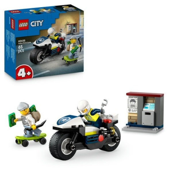 LEGO 60455 Achtervolging op Politiemotor