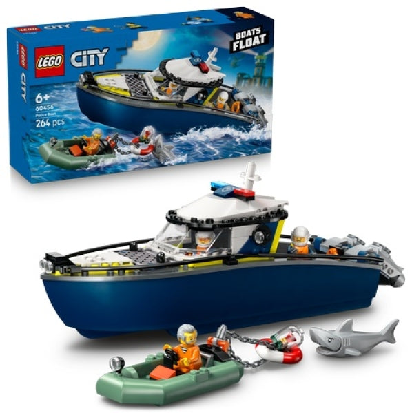 LEGO 60456 Achtervolging met Politieboot