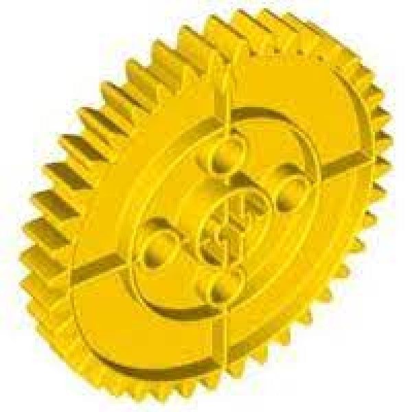 DUPLO Technic Tandwiel 6 x 6 GEEL