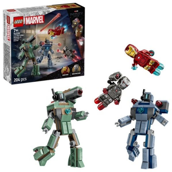 LEGO 76320 Iron Man en War Machine VS Hammer Drones