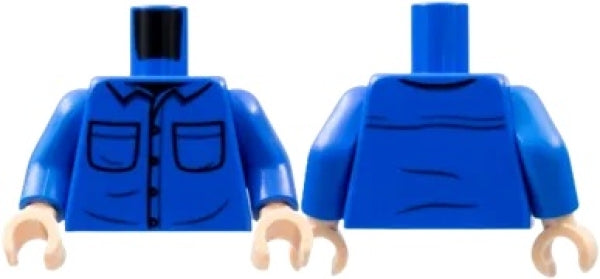 LEGO Romp Overhemd met 2 Zakken BLAUW (10 stuks)