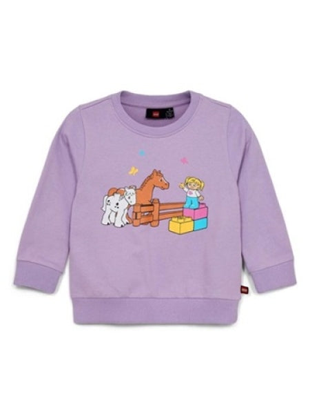 DUPLO Sweatshirt LICHTPAARS (LWSCOPE 200 - Maat 98)