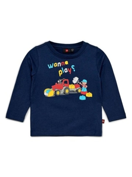 DUPLO T-shirt DONKERBLAUW (LWTAY 200 - Maat 98)