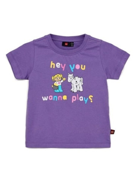 DUPLO T-shirt PAARS (LWTAY 201 - Maat 98)