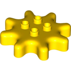 DUPLO Tandwiel 8 met 4 Noppen GEEL
