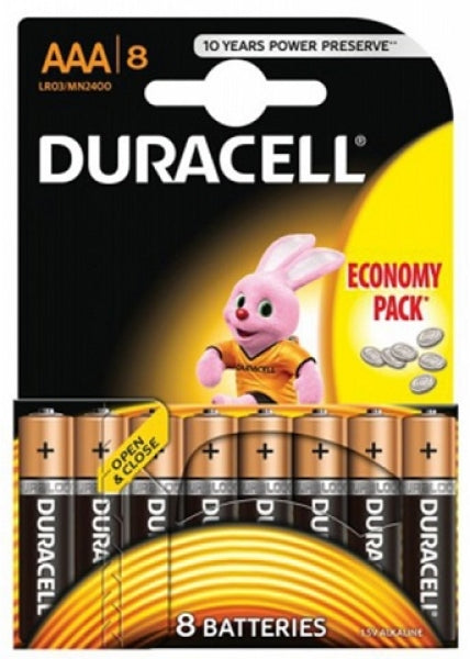 DURACELL Economy Pack AAA MN2400 (8 stuks)