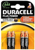 Image of DURACELL Plus Power AAA MN2400 (4 stuks)