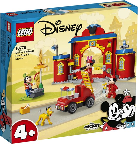 LEGO 10776 Mickey & Friends Brandweerkazerne en Auto
