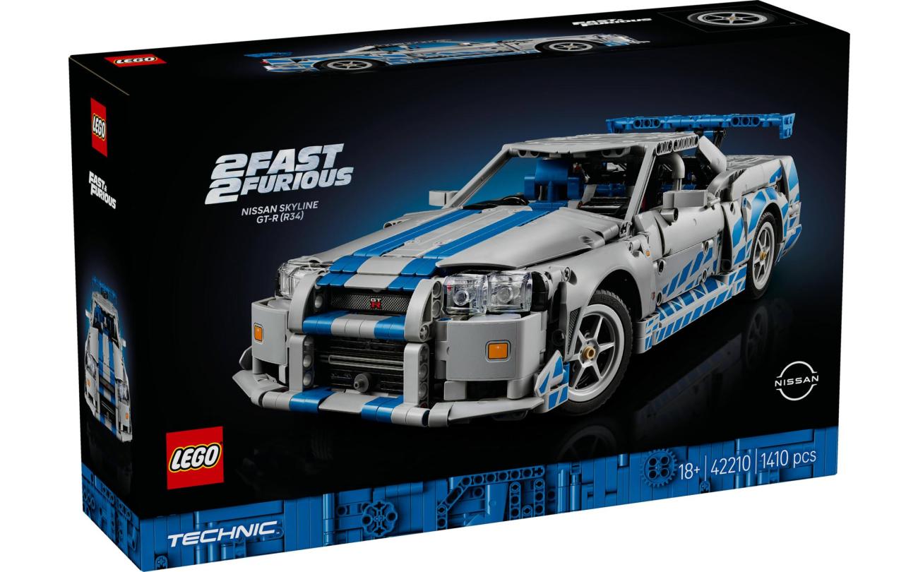LEGO 42210 2 Fast 2 Furious Nissan Skyline GT-R (R34)