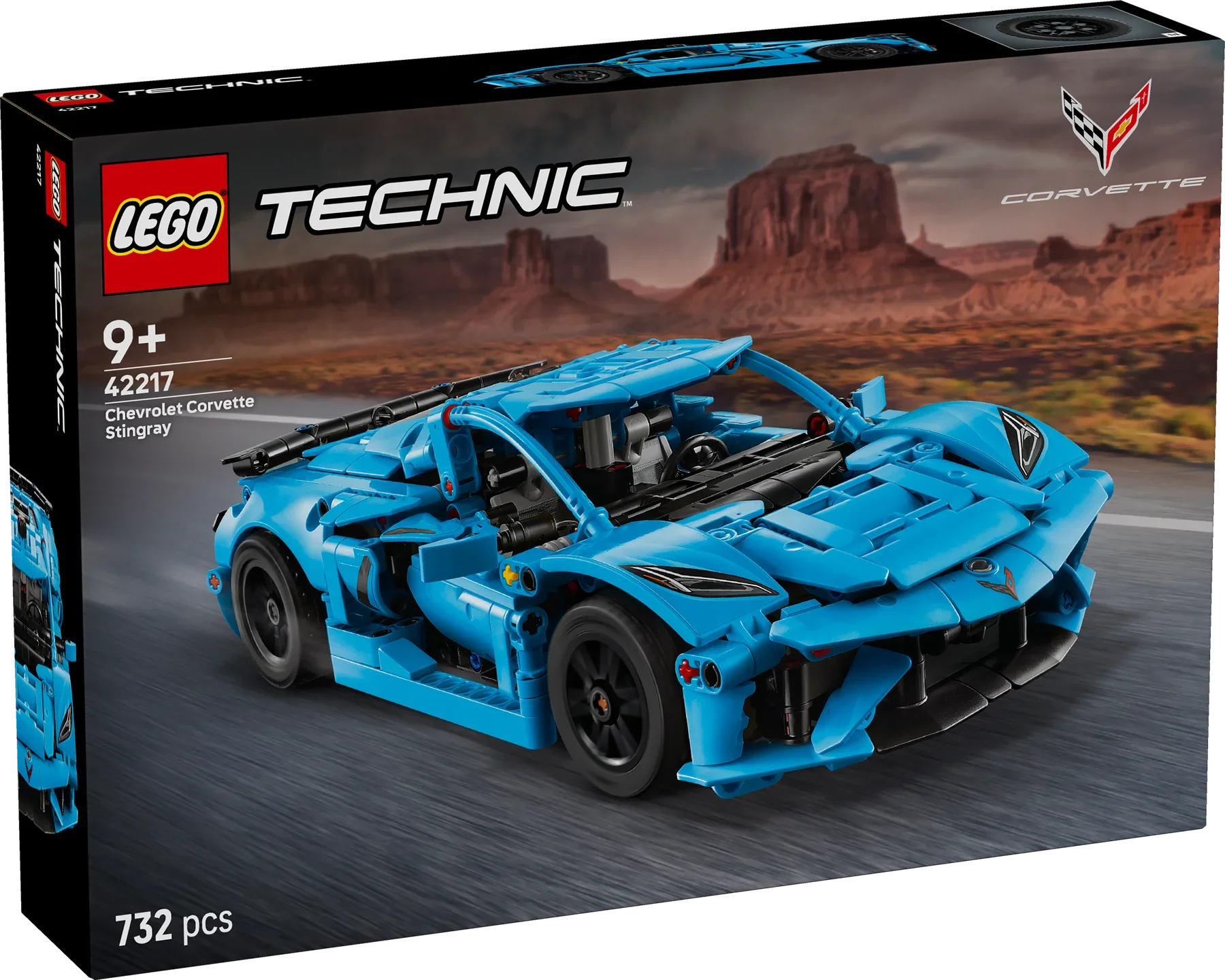LEGO 42217 Chevrolet Corvette Stingray Blauw