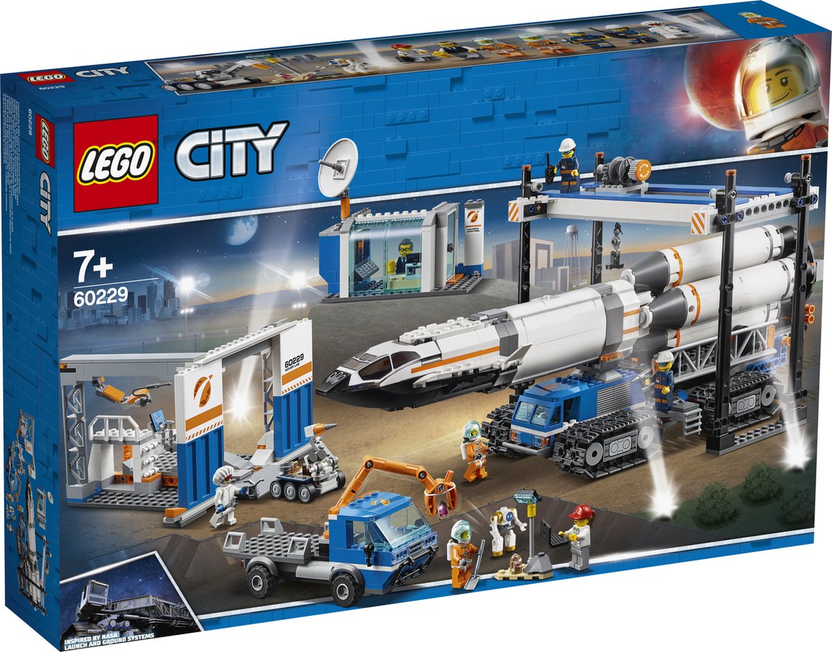 LEGO 60229 Raket Bouwen en Transporteren