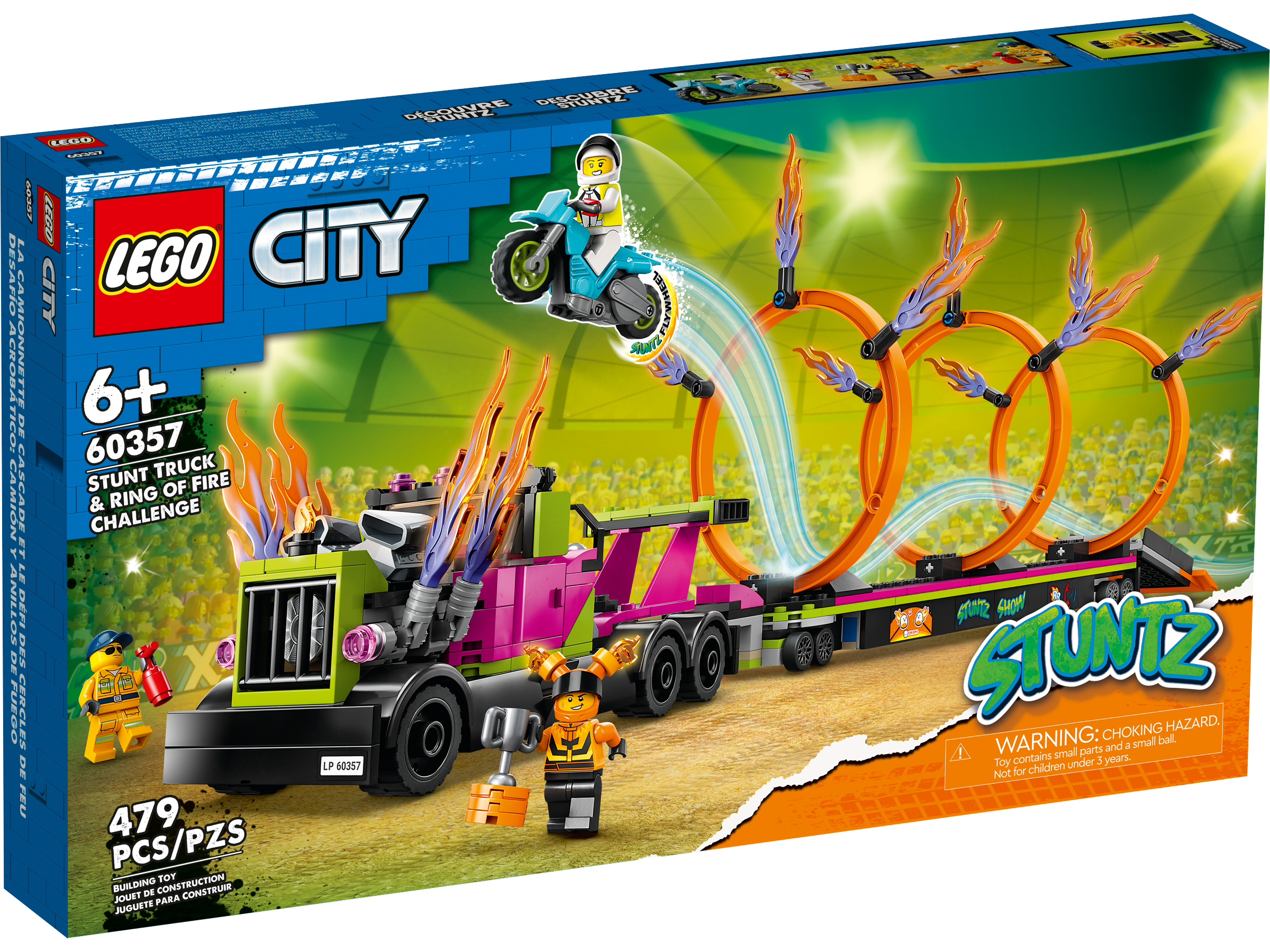 LEGO 60357 Stunttruck en Ring of Fire-uitdaging