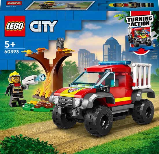 LEGO 60393 4x4 Brandweertruck Redding