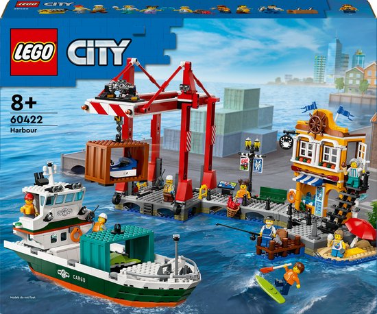 LEGO 60422 Haven met Vrachtschip