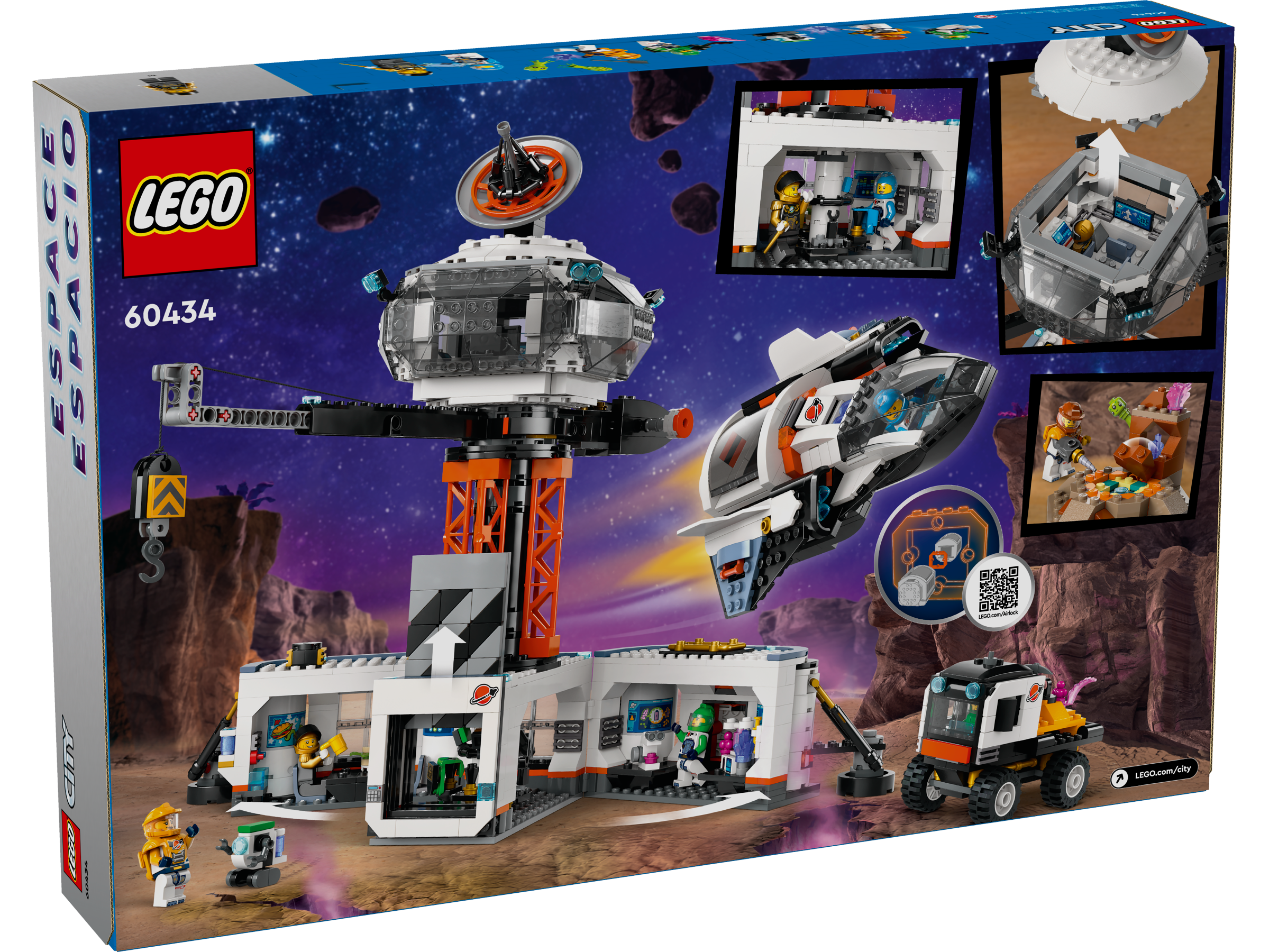 LEGO 60434 Ruimtebasis en Raketlanceringsplatform