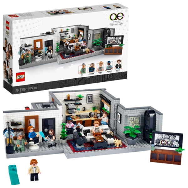 LEGO 10291 Queer Eye - De Fab 5 Loft