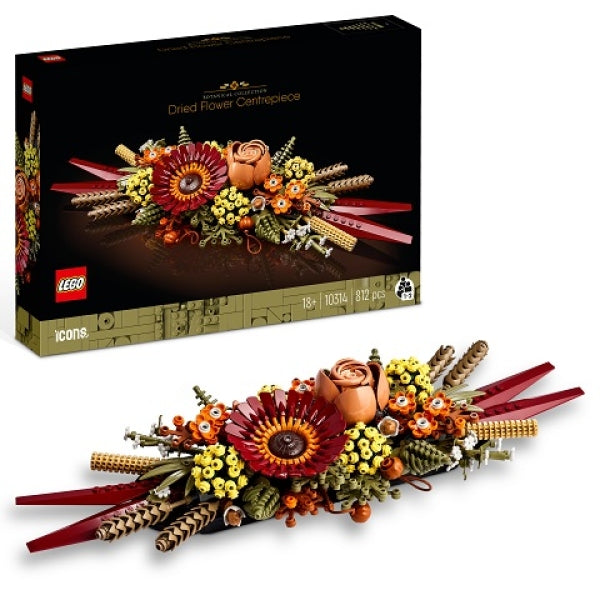 LEGO 10314 Bloemstuk met Gedroogde Bloemen
