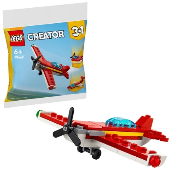 LEGO 30669 Iconisch Rood Vliegtuig (Polybag)