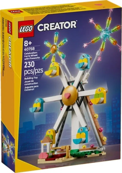 LEGO 40758 Reuzenrad met Vuurwerk
