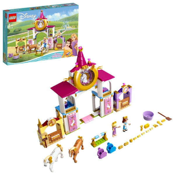 LEGO 43195 Belle en Rapunzel's Koninklijke Paardenstal