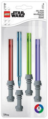 LEGO 4 Gelpennen Star Wars Lichtzwaard