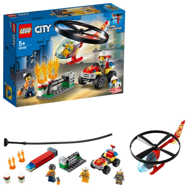 LEGO 60248 Brandweerhelicopter Reddingsoperatie