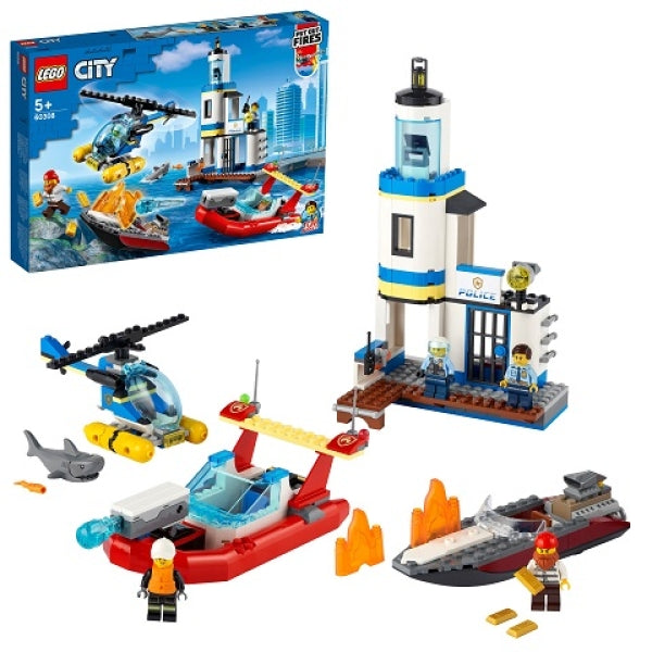 LEGO 60308 Kustpolitie en Brandmissie