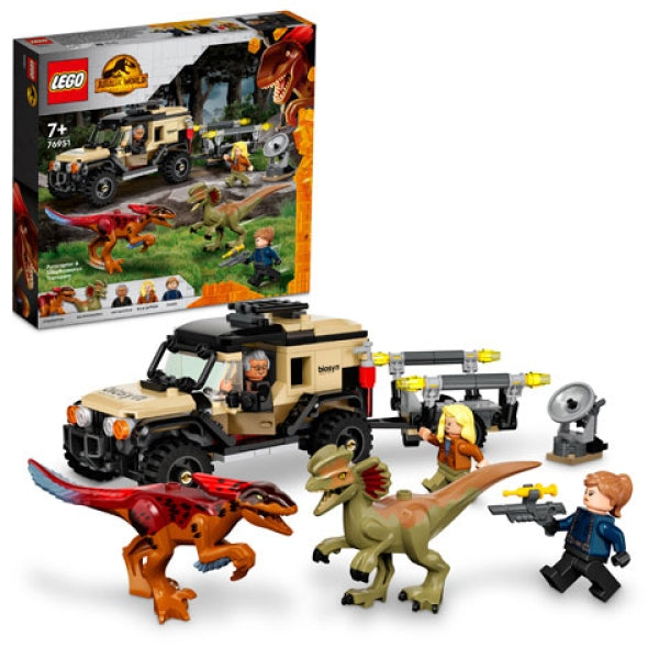 LEGO 76951 Pyroraptor & Dilophosaurus Transport