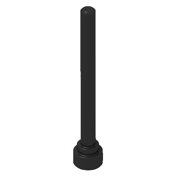 LEGO Antenne 4H 1x4 ZWART (100 stuks)