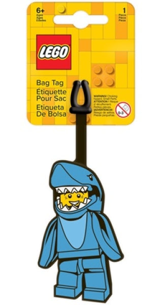 LEGO Bagage Label Man in Haaienpak