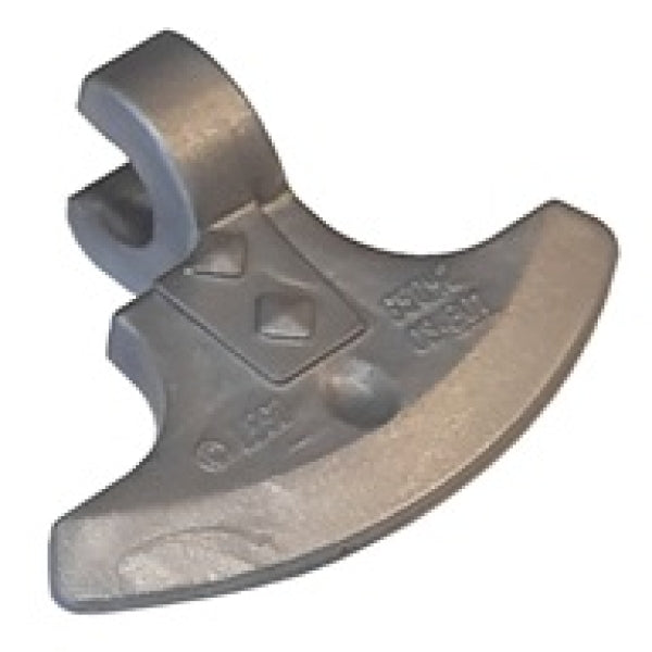 LEGO Bijlkop met Clip ZILVERKLEURIG (10 stuks)