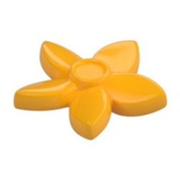 LEGO Bloem Haar Accessoire OKERGEEL (100 stuks)