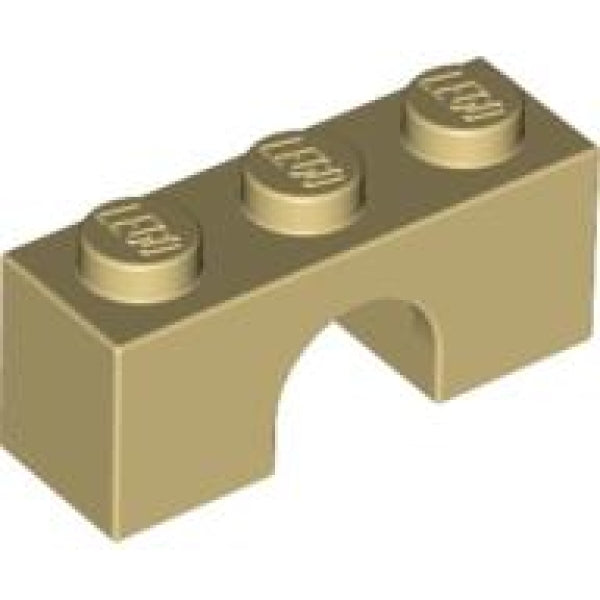 LEGO Boog 1x3 BEIGE (100 stuks)