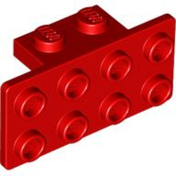 LEGO Bracket 1x2 - 2x4 ROOD (100 stuks)