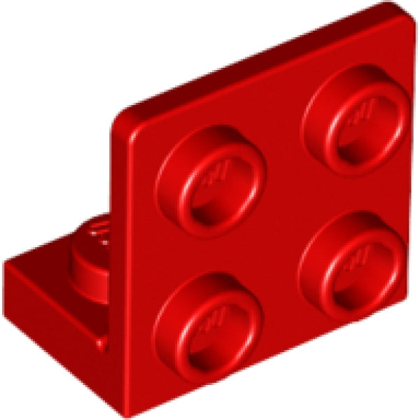 LEGO Bracket Inverted 1x2 - 2x2 ROOD (100 stuks)