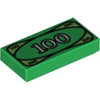 Image of LEGO Tegel 1x2 Briefje van 100 (100 stuks)