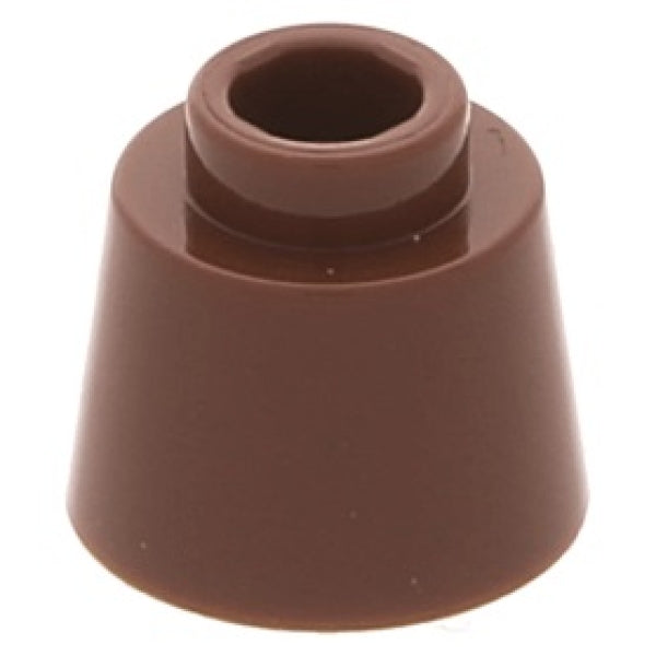 LEGO Cone 1x1 Fez BRUIN (100 stuks)