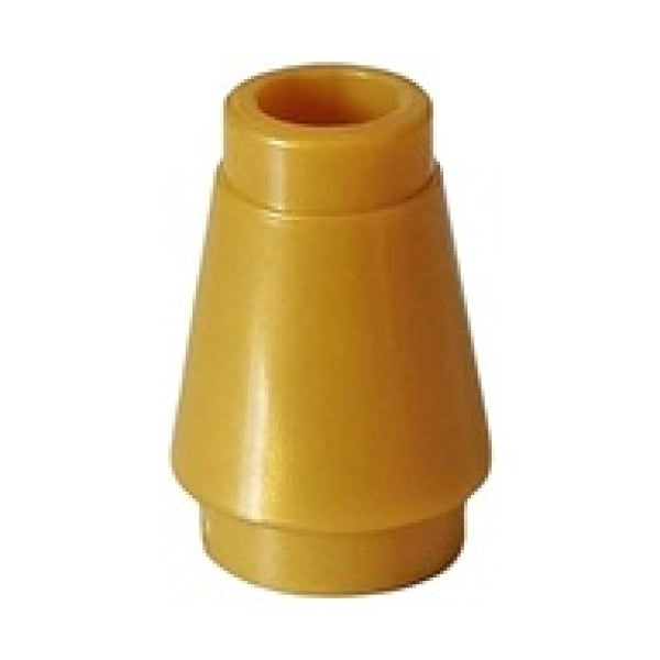 LEGO Cone 1x1 GOUDKLEURIG (100 stuks)