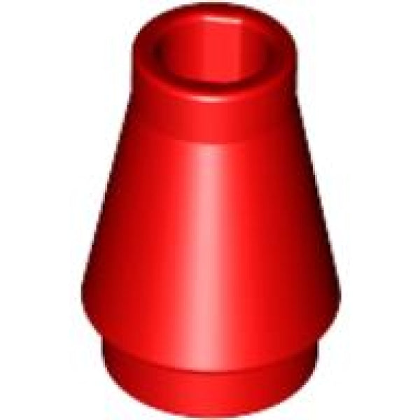 LEGO Cone 1x1 ROOD (100 stuks)