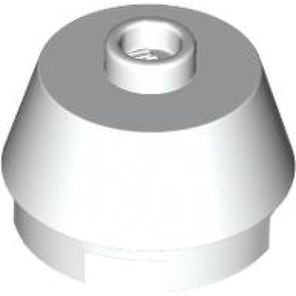 LEGO Cone 2x2 Afgeknot WIT (100 stuks)