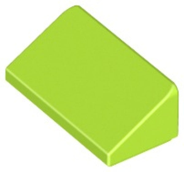 LEGO Dakpan 30 1x2 LIMEGROEN (100 stuks)