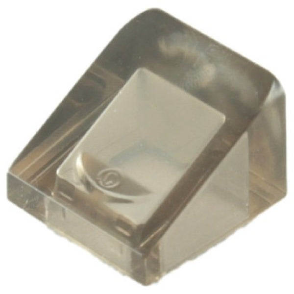 LEGO Dakpan 30 1x1 TRANSPARANT ZWART (100 stuks)