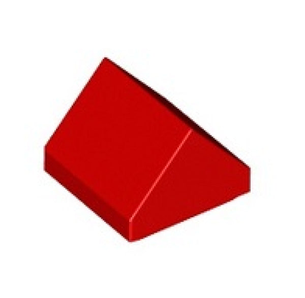 LEGO Dakpan 45 1x1 Dubbel ROOD (100 stuks)