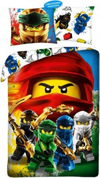 LEGO Dekbedovertrek Ninjago 2-in-1 Ninjago Crew